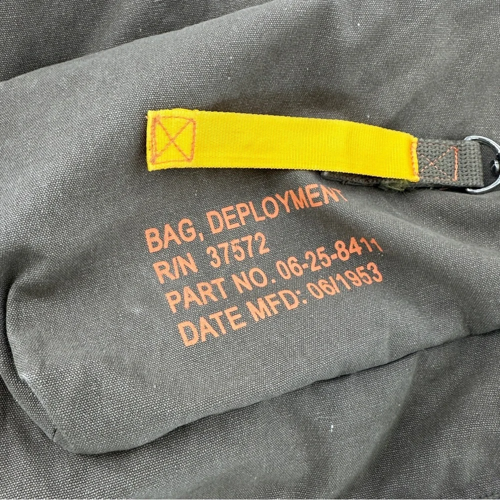Rothco Vintage Canvas‎ Flight Bag Olive Cotton Backpack